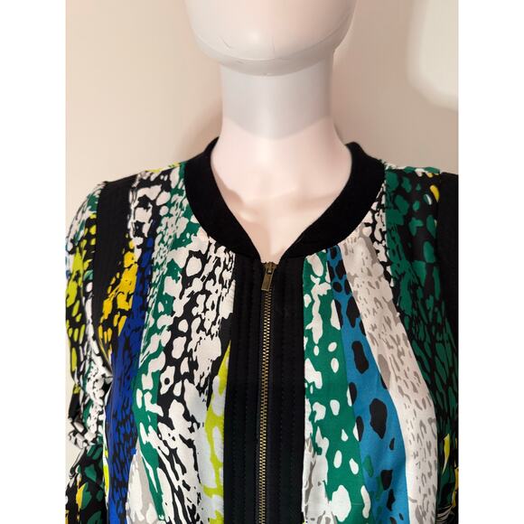 BCBG Multicolored Bomber jacket - Picture 9 of 10